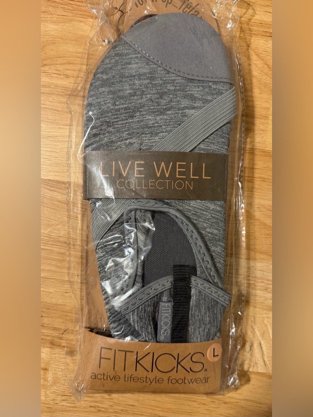 FITKICKS New  Active Lifestyle footwear Live Well Collection Grey size L 8.5-9.5
